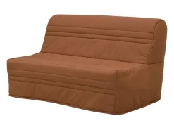 Sofá Cama BZ 2 Plazas Joe Tela Terracota Fabricación Francesa
