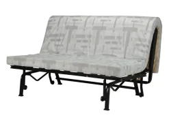 Sofá Cama BZ 2 Plazas Joe Tela Terracota Fabricación Francesa