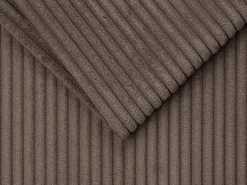 Sofá cama de 3 plazas con apertura italiana de pana beige LORETO