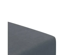Sofá cama de 2 plazas con taburete terciopelo gris oscuro
