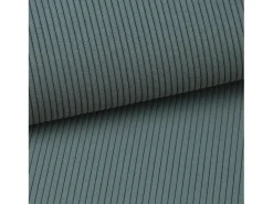 Sofá cama de 3 plazas de pana azul TEODORA