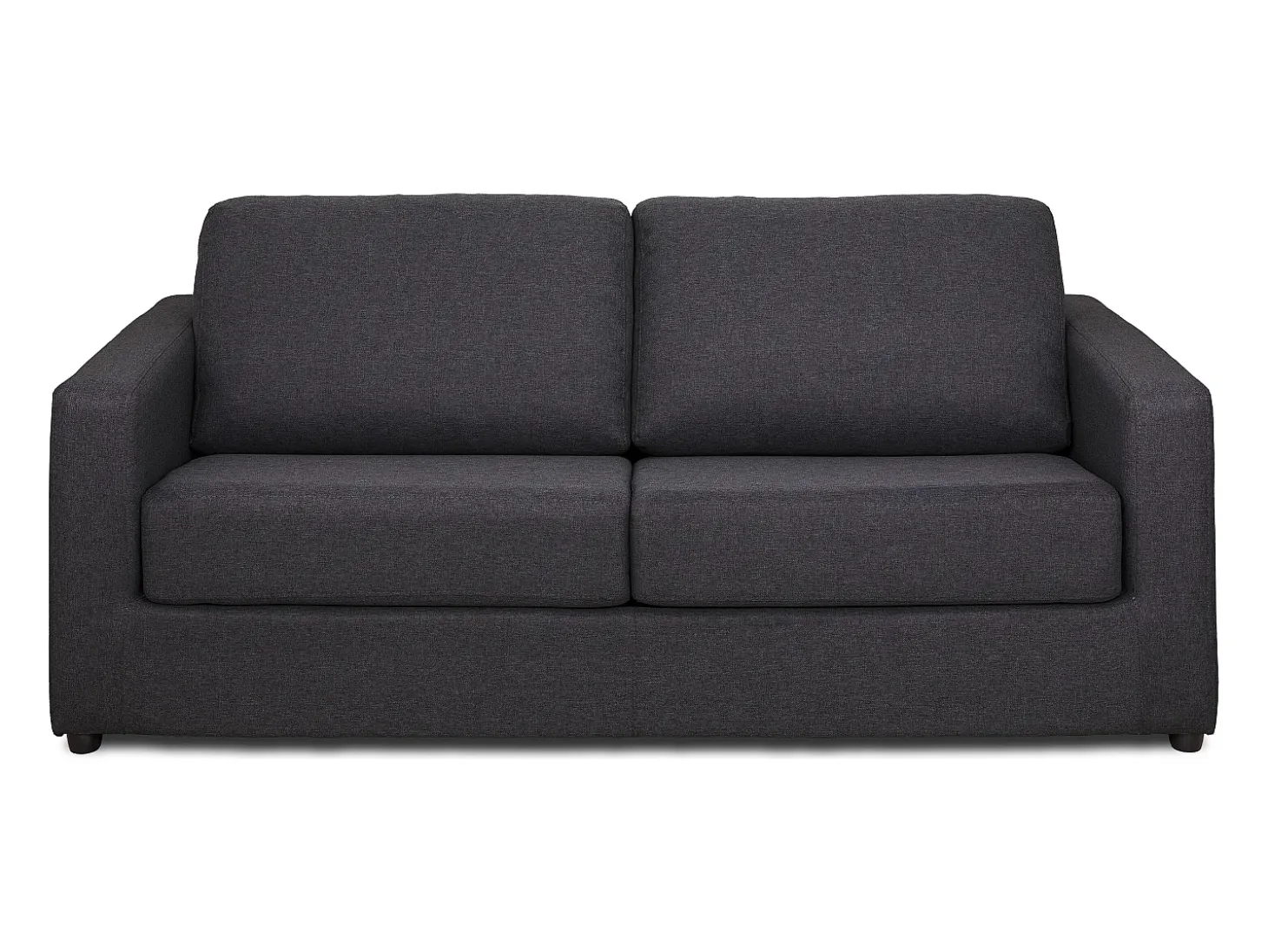 Sofá cama de 3 plazas de tela tipo italiano antracita estilo contemporáneo DONETO