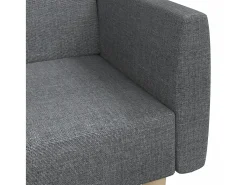 Sofá cama de 2 plazas tela gris claro