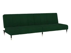 Sofá cama de 2 plazas terciopelo verde oscuro