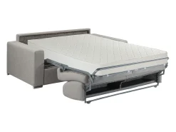 Sofá cama de apertura rápida 4p 22 cm tela Gris CALITO