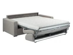 Sofá cama de apertura rápida 2p 14 cm tela Gris CALITO