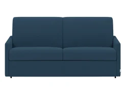 Sofá cama exprés de 4 plazas de tela color gris CALIFE