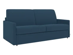 Sofá cama exprés de 4 plazas de tela color gris CALIFE