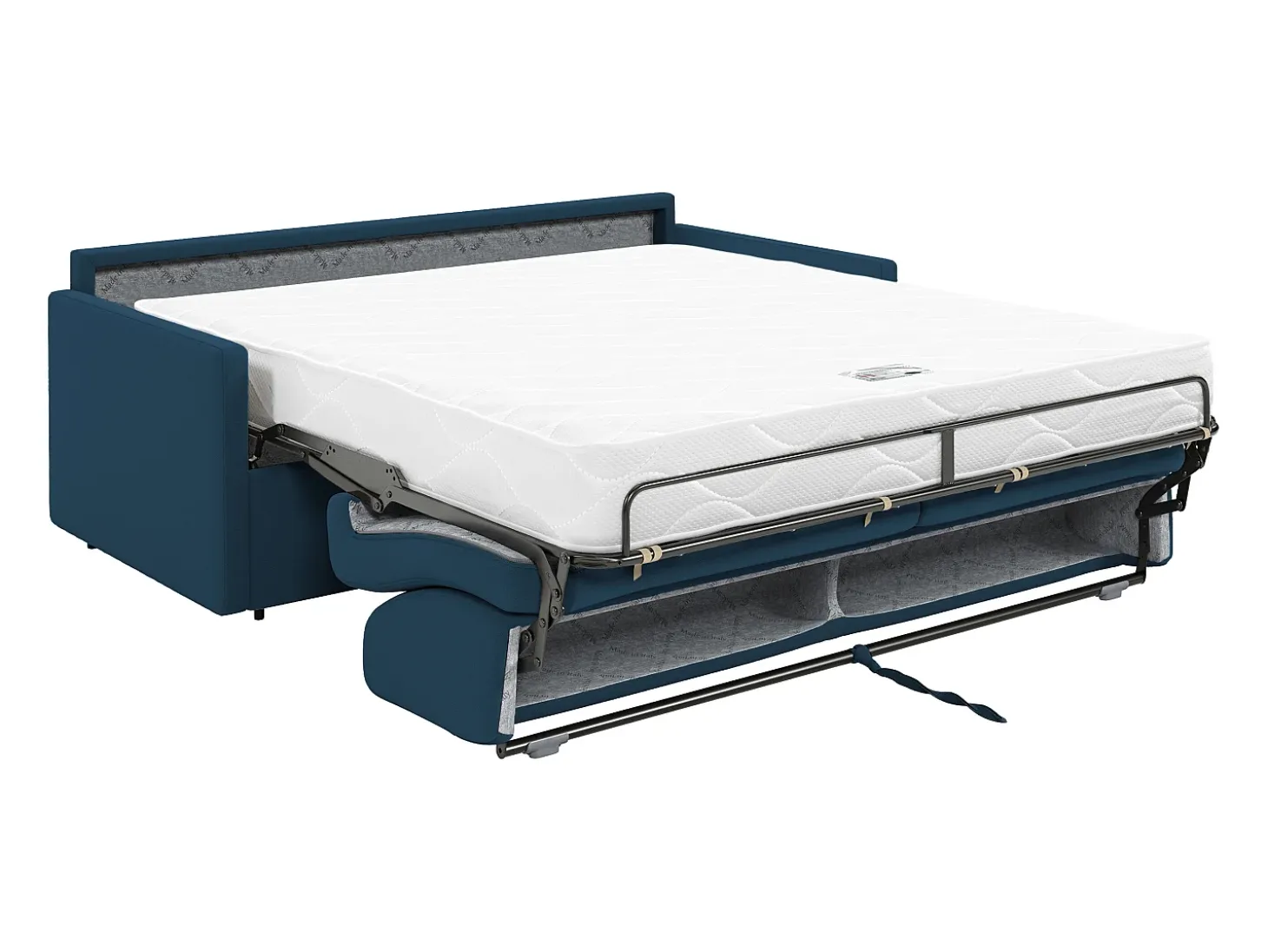 Sofá cama italiano 4p 18 cm tela - Color Gris CALIFE