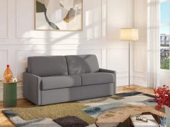 Sofá cama italiano 3p 22 cm tela - Color Gris CALIFE