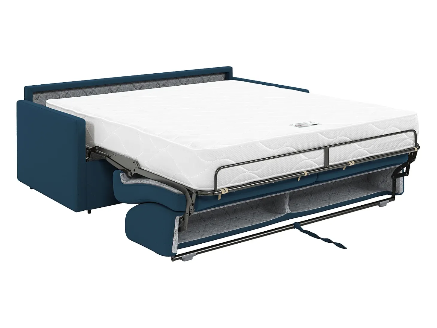 Sofá cama italiano 3p 22 cm tela - Color Gris CALIFE