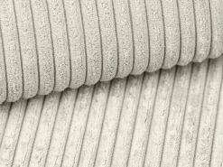 Sofá cama rinconera izquierda de pana beige - AMELIA de Pascal Morabito