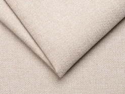 Sofá convertible exprés en tela beige de descanso 140 cm colchón 14 cm DONETO