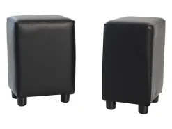 Sofá convertible TONY 3 plazas negro