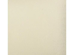 Sofá de 2 plazas con cojines cuero sintético color crema 120 cm