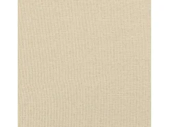 Sofá de 2 plazas con cojines tela color crema 120 cm