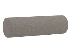 Sofá de 2 plazas con cojines tela gris taupe 140 cm