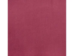 Sofá de 2 plazas con cojines terciopelo rojo tinto 120 cm
