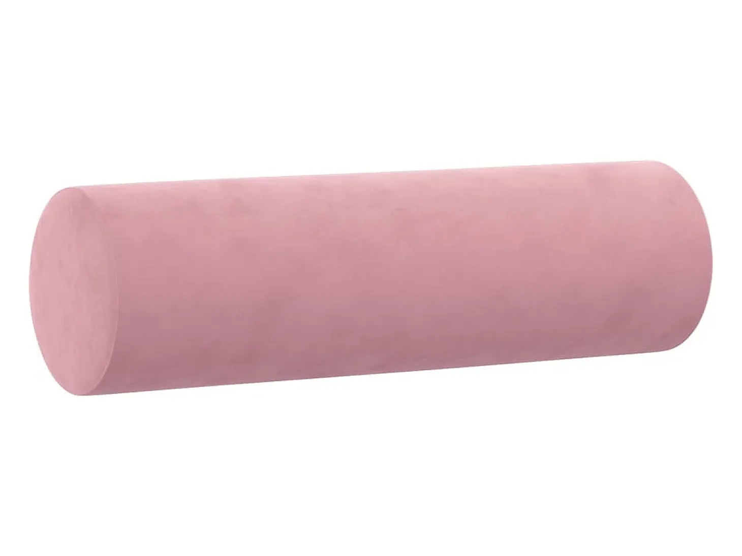 Sofá de 3 plazas con cojines terciopelo rosa 180 cm