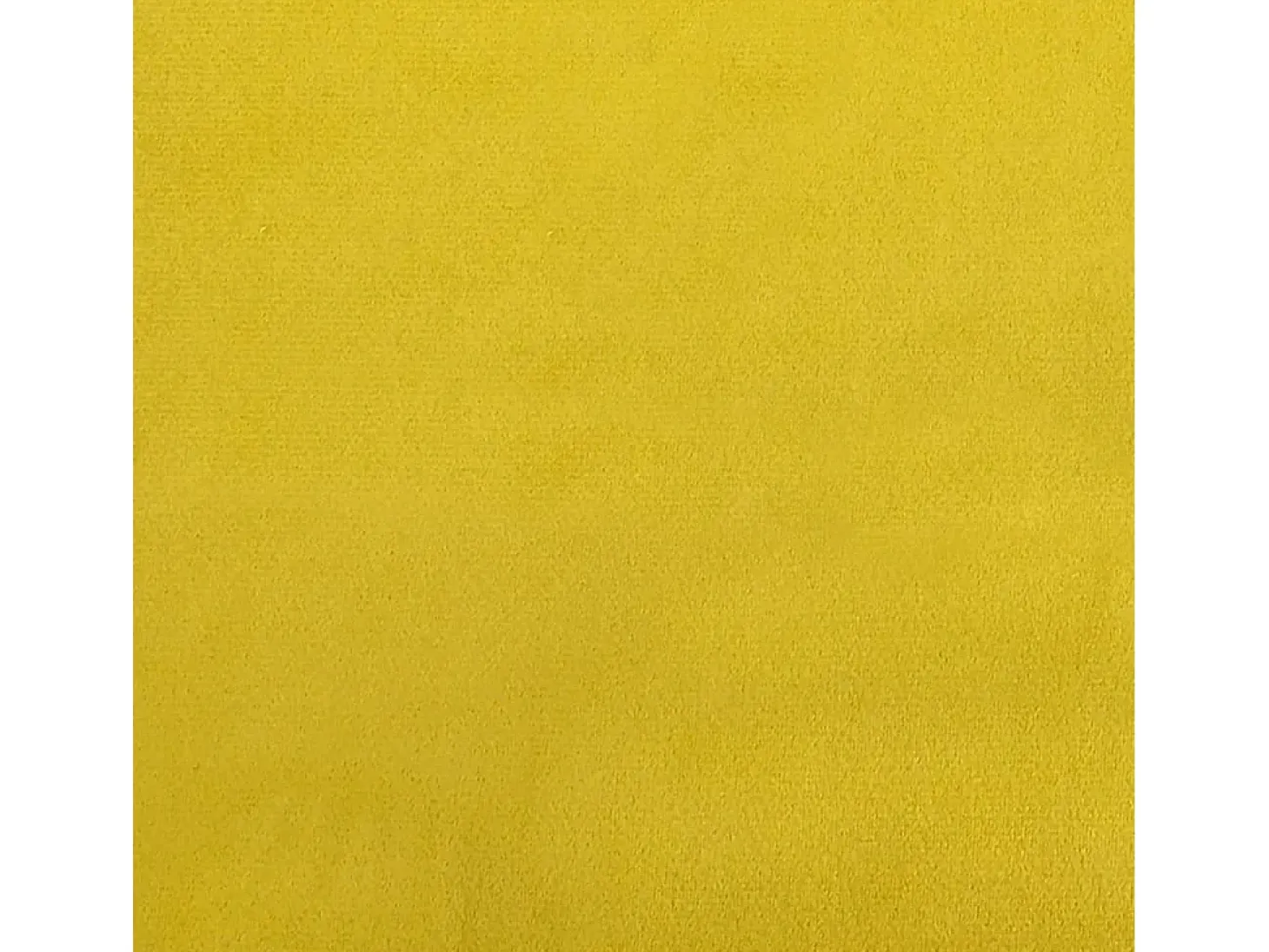 Sofá de 3 plazas con taburete terciopelo amarillo 180 cm