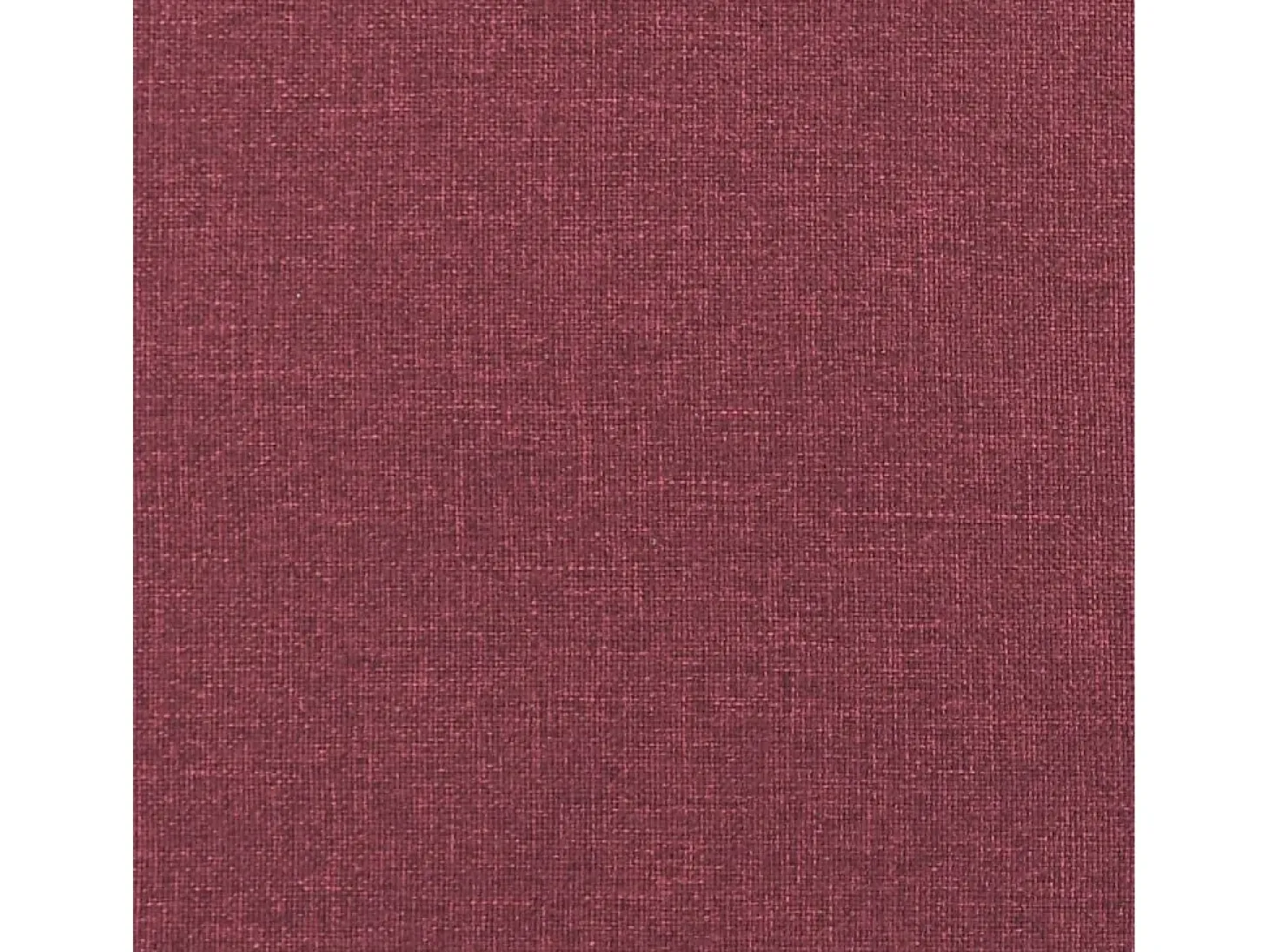 Sofá de 3 plazas con taburete de tela rojo tinto 180 cm