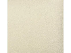 Sofá de 3 plazas con taburete cuero sintético crema 180 cm