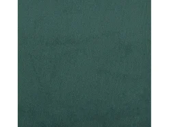 Sofá de 3 plazas con taburete de terciopelo verde oscuro 180 cm