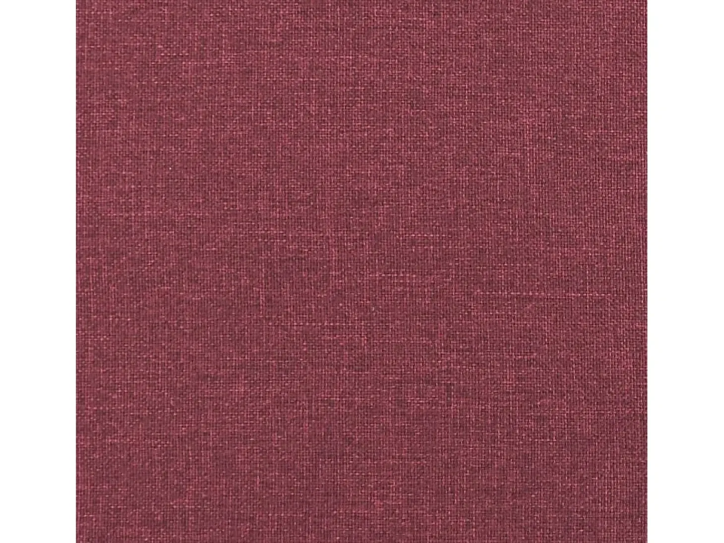 Sofá de 3 plazas con taburete de tela rojo tinto 180 cm