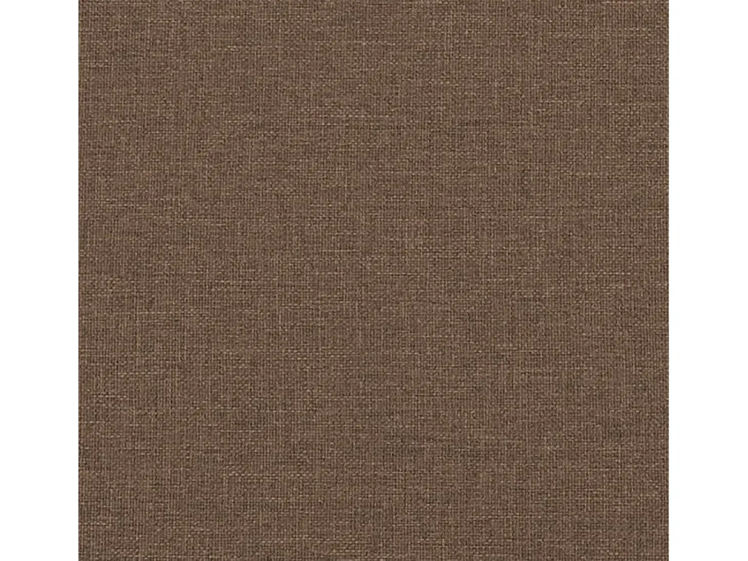 Sofá de 3 plazas con taburete de tela marrón 180 cm