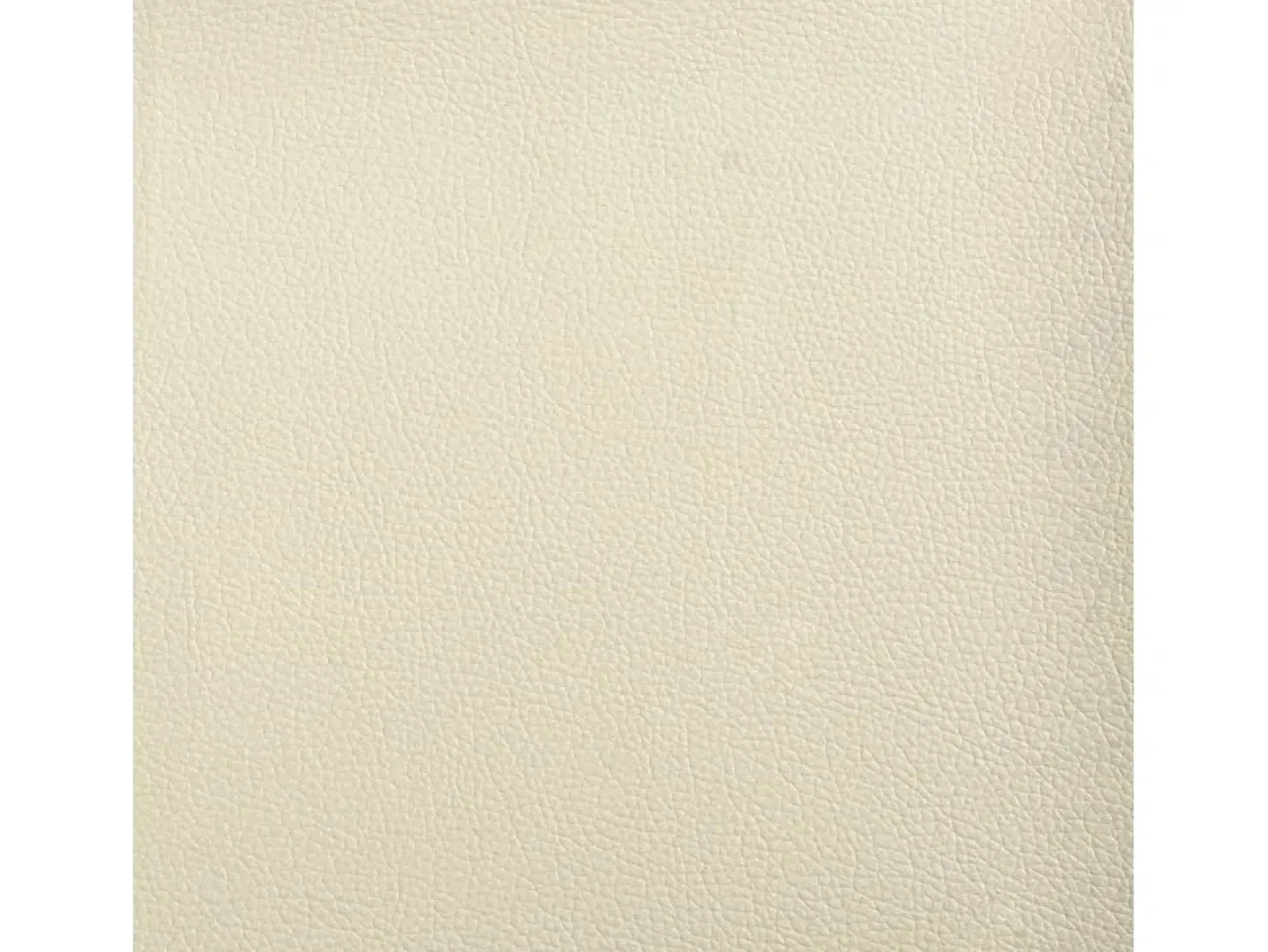 Sofá de 2 plazas de cuero sintético color crema 120 cm