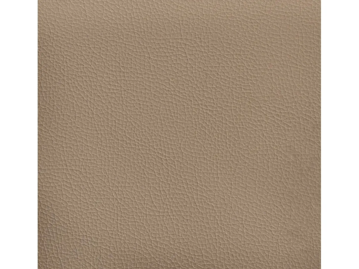 Sofá de 2 plazas de cuero sintético color capuchino 120 cm