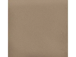 Sofá de 3 plazas de cuero sintético color capuchino 180 cm