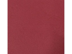 Sofá de 2 plazas de cuero sintético rojo vino 120 cm
