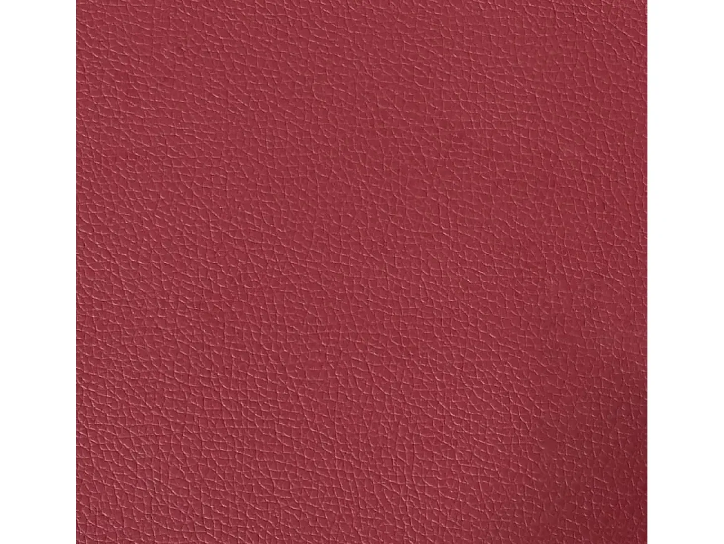 Sofá de 2 plazas de cuero sintético rojo vino 120 cm