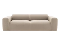 Sofá de 3 plazas de pana beige estilo design POGNI de Maison Céphy