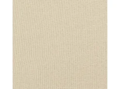 Sofá de 2 plazas de tela color crema 120 cm
