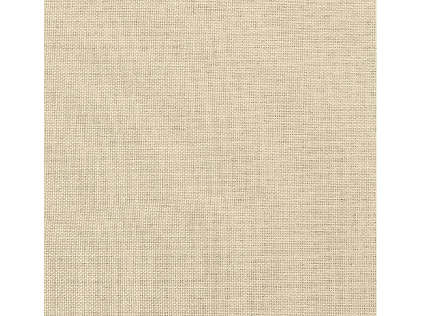 Sofá de 2 plazas de tela color crema 140 cm