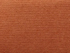 Sofá de 2 plazas de tela de color terracota estilo diseño OSSANA