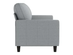 Sofá de 3 plazas de tela gris claro 180 cm PWFG75024
