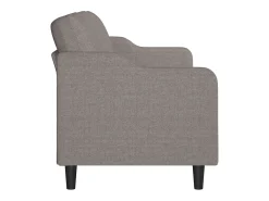 Sofá de 3 plazas de tela gris taupe 180 cm