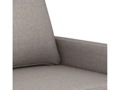 Sofá de 3 plazas de tela gris taupe 180 cm