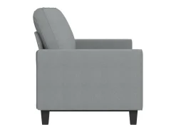 Sofá de 3 plazas de tela gris claro 180 cm PWFG74966