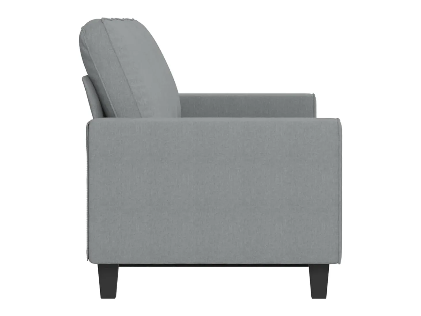 Sofá de 3 plazas de tela gris claro 180 cm PWFG74966