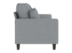 Sofá de 3 plazas de tela gris claro 180 cm PWFG68550