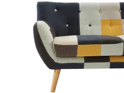 Sofá de 3 plazas de tela patchwork estilo escandinavo SERTI II