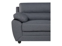 Sofá de 3 plazas elegante tapizado de tela color gris MANOA