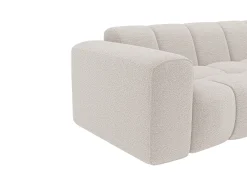 Sofá de 3 plazas en chenilla beige CALESO de Maison Céphy