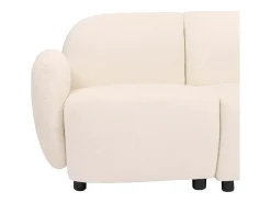 Sofá de 2 plazas MCW-P33, crema