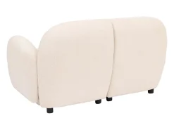 Sofá de 2 plazas MCW-P33, crema
