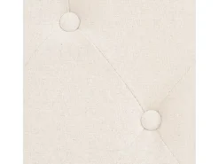 Sofá de 2 plazas tela blanco crema